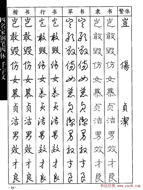 十四画的字|笔画14画的字